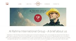 Desktop Screenshot of al-rahmagroup.com